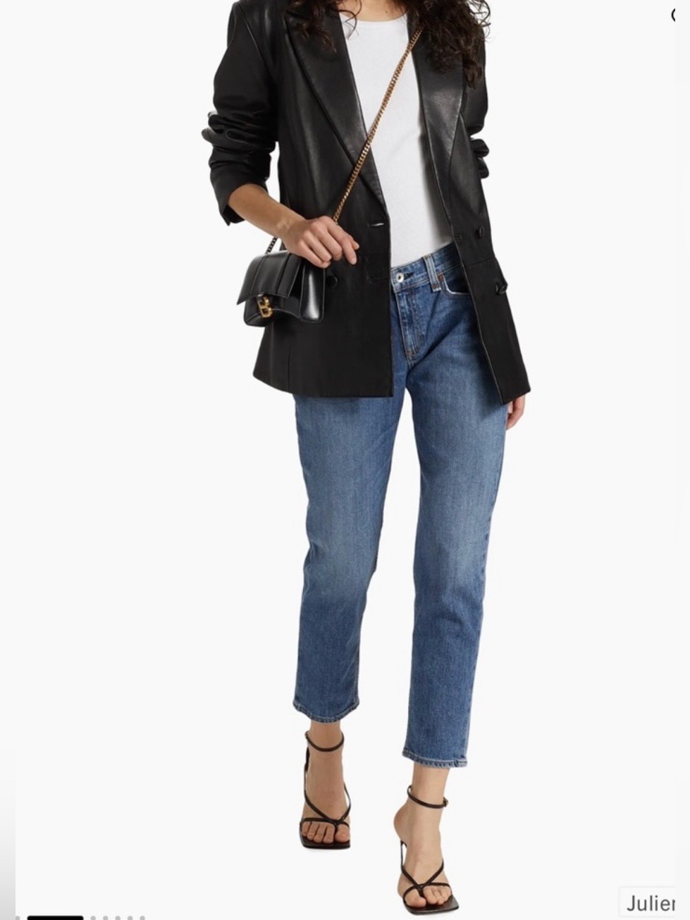 Nwt Rag And Bone Dre Boyfriend Slim Low-Rise Jean Vintage Stretch Denim 26